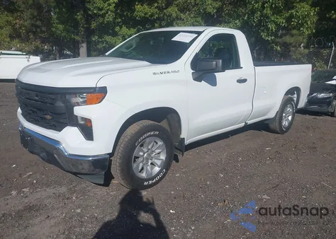 2022 Chevrolet Silverado 1500 2Wd Long Bed Wt из США, поврежденный, VIN 3GCNAAED8NG662965